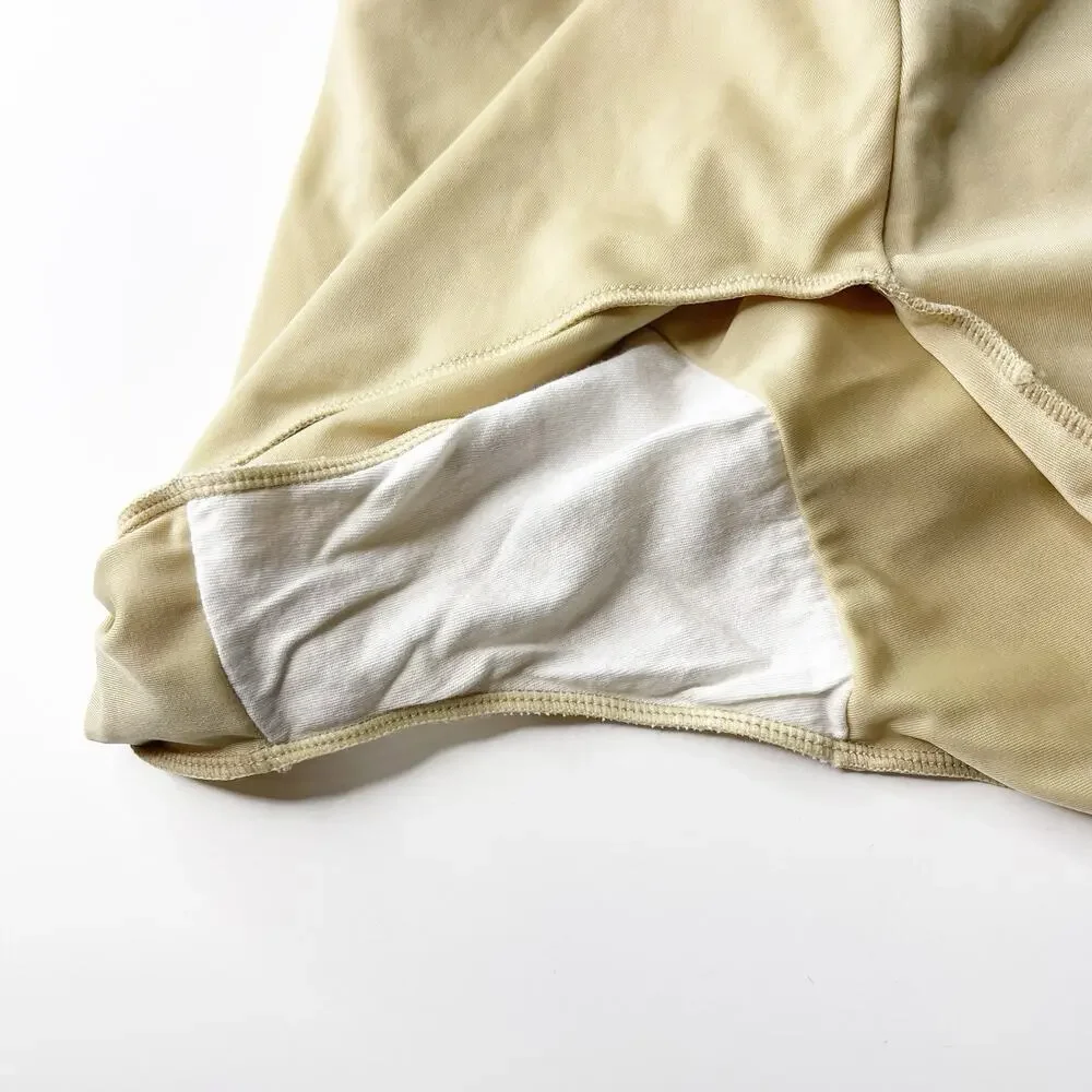 Spanx‎ Size Large High Waist Bikini Panties Nude Full Coverage Bottoms Shapewear
